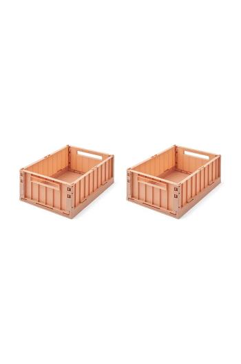 Úložná krabica Liewood Weston Storage Box M 2-pack 2-pak LW14677