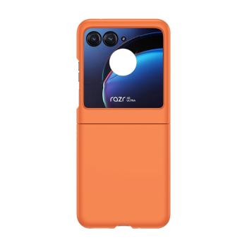 PLASTIC Ochranný plastový kryt Motorola Razr 40 Ultra oranžový