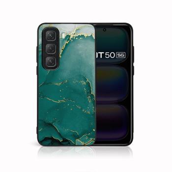 MY ART Ochranný kryt pre Infinix Hot 50 GREEN MARBLE (145)