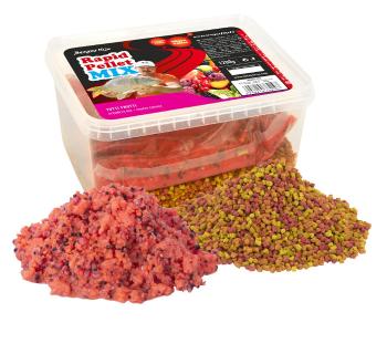 Benzar mix pelety rapid mix 1200 g - tutti frutti (žltá-červená)