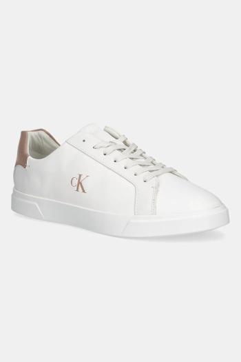 Tenisky Calvin Klein LOW PRO CUPS LTH MG biela farba, HW0HW02823