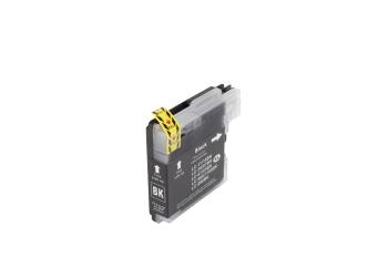 Kompatibilná atramentová náplň LC1100BK, LC980BK, LC985BK, 28ml listov pre tlačiarne Brother (BULK), čierna