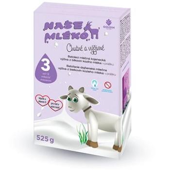 GOLDIM Naše Mléko 3,  525 g (8594003326974)