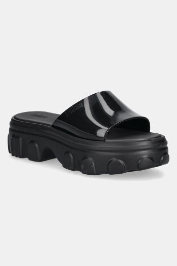 Šľapky Melissa MELISSA ELLA SLIDE AD dámske, čierna farba, na platforme, M 35882.AZ385