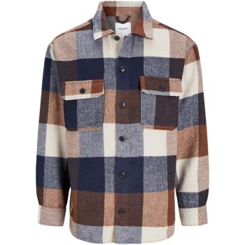 Jack & Jones  Jjebradley Ollie Ls Noos 12257199  Bundy Modrá