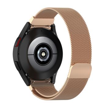 MILANESE Kovový remienok pre Samsung Galaxy Watch FE ružovozlatý