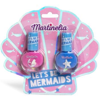 Martinelia Let´s be Mermaid Nail Duo sada lakov na nechty pre deti viac odtieňov Pink, Blue 2x4 ml