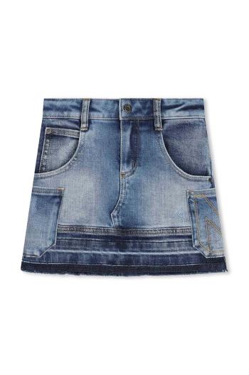 Dievčenská rifľová sukňa Marc Jacobs mini, rovný strih, W60368