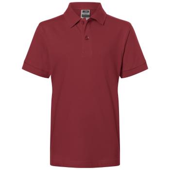 James & Nicholson Detská polokošeľa JN070k - Vínová | XL