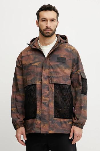 Bunda EA7 Emporio Armani hnedá farba, prechodná, AF13154.7M000320