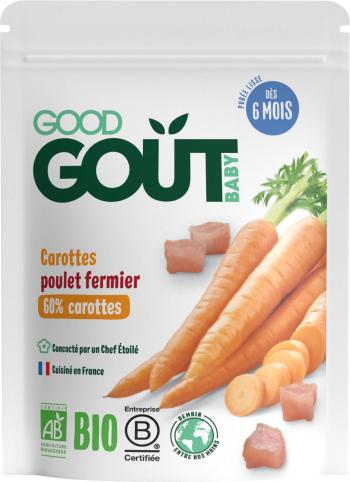 GOOD GOÛT BIO Mrkva s farmárskym kuriatkom 190 g