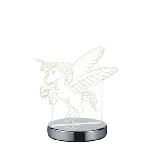 Reality Karo led stolová lampa chróm r52491106 RER52491106