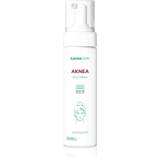 Cannaderm Aknea Washing Foam umývacia pena pre problematickú pleť 180 ml