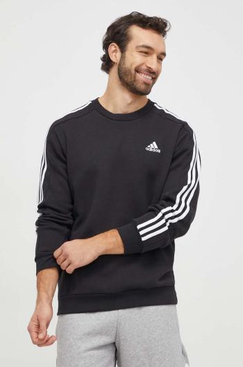 Mikina adidas pánska, čierna farba, s nášivkou,  IB4027