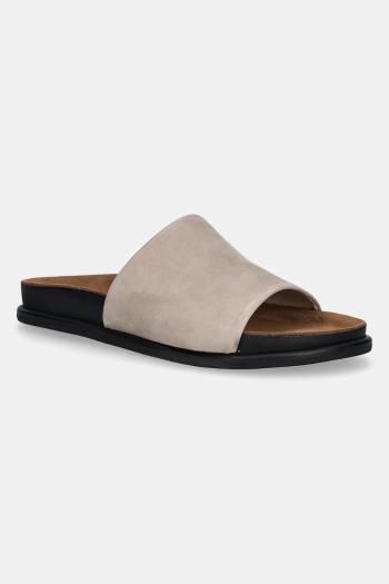 Semišové šľapky Vagabond Shoemakers EFFIE dámske, béžová farba, 5922-050-07