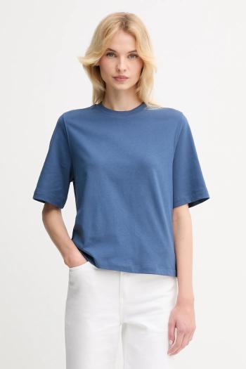 Bavlnené tričko United Colors of Benetton dámske, fialová farba, 3BL0E17G5