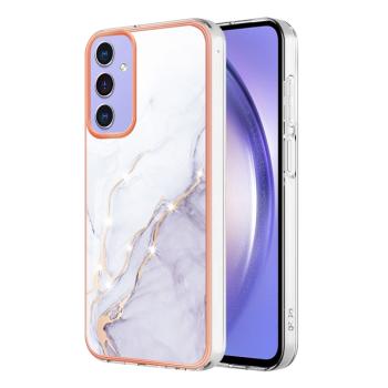 IMD MARBLE Ochranný kryt pre Samsung Galaxy A15 / A15 5G WHITE