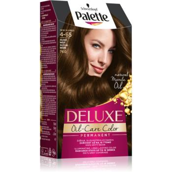 Schwarzkopf Palette Deluxe permanentná farba na vlasy odtieň 4-65 Dazzling Brown 1 ks