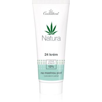 Cannaderm Natura Krém na mastnú pleť denný a nočný krém pre mastnú pleť 75 g