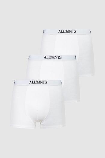 Boxerky AllSaints pánske, biela farba