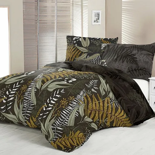 Kvalitex Saténové obliečky Luxury collection Papradie, 140 x 200 cm, 70 x 90 cm