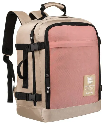 Priestranný cestovný kabínový ruksak s USB portom - Peterson