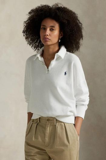 Mikina Polo Ralph Lauren biela farba, 211971696