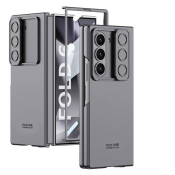 GKK CAMERA Ochranný kryt so zabudovaným sklom Samsung Galaxy Z Fold6 5G šedý