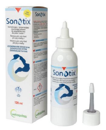 Sonotix rebalancujúci ušný čistič pre psy a mačky 120ml