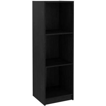 Shumee deliaca stena čierna 36 × 33 × 110 cm masívna borovica, 809940