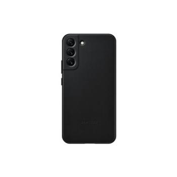 Samsung Galaxy S22+ 5G Kožený zadný kryt čierny (EF-VS906LBEGWW)