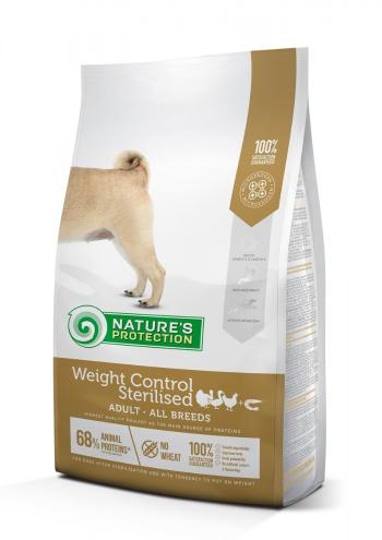 Natures Protection dog adult weight control sterilised poultry with krill all breeds 4kg