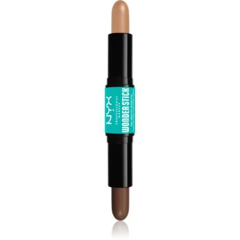 NYX Professional Makeup Wonder Stick Dual Face Lift obojstranná kontúrovacia tyčinka odtieň 05 Medium Tan 2x4 g