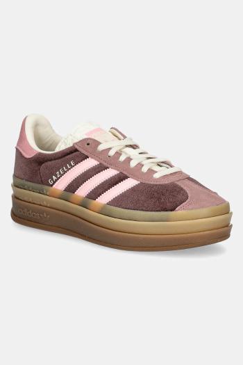 Tenisky adidas Originals Gazelle Bold bordová farba, JQ5143