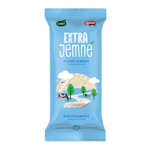 CELPO Extra jemné ryžové chlebíčky s jogurtovou polevou 70 g