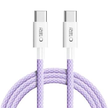 Tech-Protect Ultraboost Lite kábel USB-C / USB-C PD 60W / 3A 2m, fialový