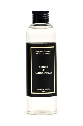 Zásoba pre difuzér vône Cereria Molla Amber and Sandalwood 200 ml