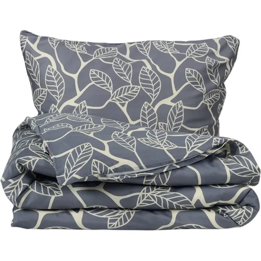 Matex Saténové povlečení Zlaté listí , 140 x 200cm, 70 x 90 cm