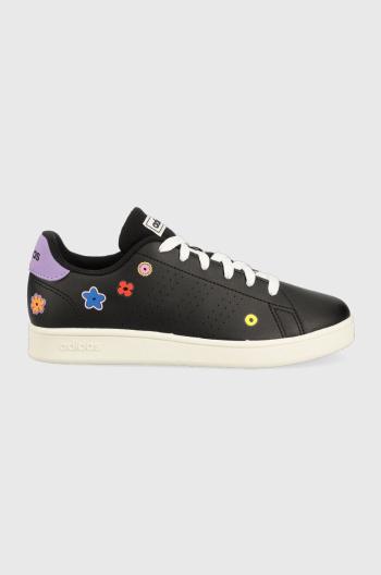 Tenisky adidas ADVANTAGE K čierna farba