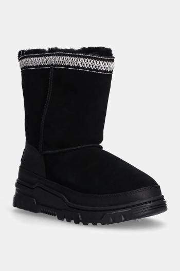 Detské snehule UGG KIDS CLASSIC SHORTRAILGAZER čierna farba, 1157694K