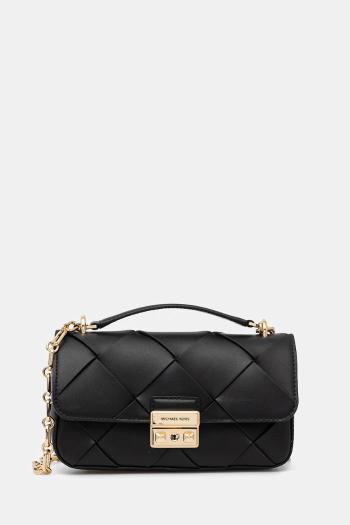 Kožená kabelka MICHAEL Michael Kors čierna farba, 30S5G2RL5L