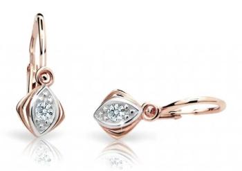 Cutie Diamonds Detské bicolor náušnice zo zlata s briliantmi DC1897-10-00-X-4