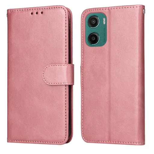 SMOOTH Peňaženkové puzdro pre Motorola Moto G05 / Moto E15 ružové