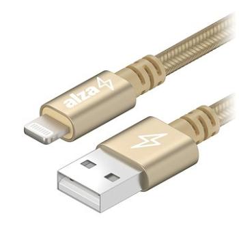 AlzaPower AluCore Lightning MFi (C189) 0,5 m zlatý (APW-CBMFI18900G)