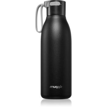 Muggo Pure samočistiaca fľaša termo Black 750 ml