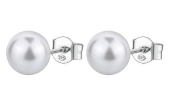 Brosway Strieborné náušnice s umelou perlou Infinite White Fancy FIW143