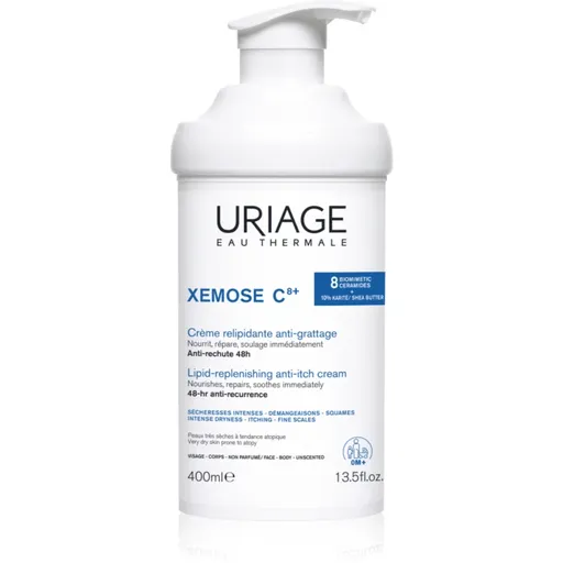 Uriage Xemose C8+ Lipid-Replenishing Anti-Irritation Cream relipidačný upokojujúci krém pre veľmi suchú citlivú a atopickú pokožku 400 ml