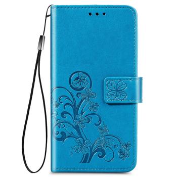 ART FLOWERS Peňaženkový kryt Asus Zenfone 7 (ZS670KS) / Zenfone 7 Pro (ZS671KS) modrý