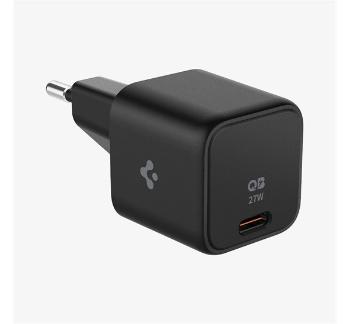 Spigen PowerArc PE2103 mini hálózati töltő adapter USB-C, GaN, 27W, fekete