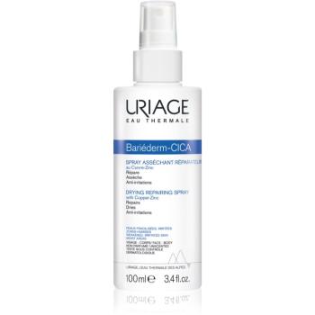 Uriage Bariéderm Cica Drying Repairing Spray vysušujúci reparatívny sprej s obsahom medi a zinku 100 ml